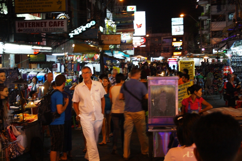 Khao San Road, przy której znalazłyśmy nasz Guest House.
