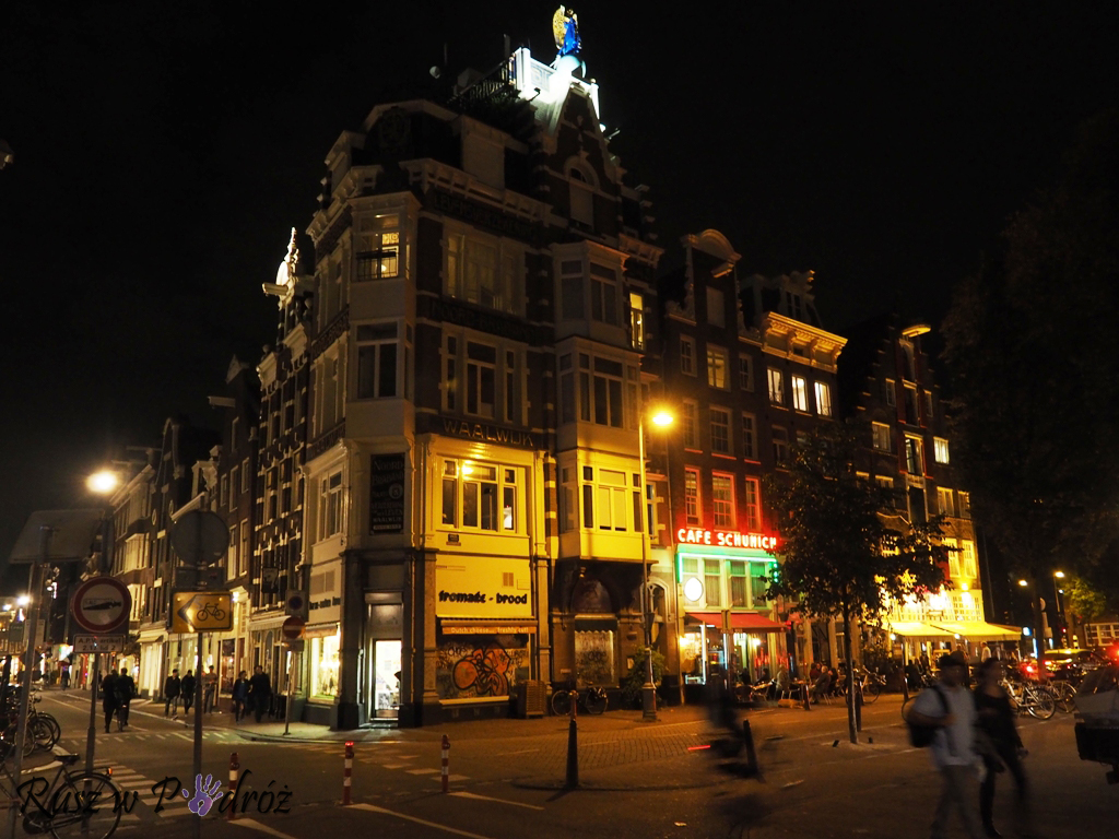 Amsterdam nocą