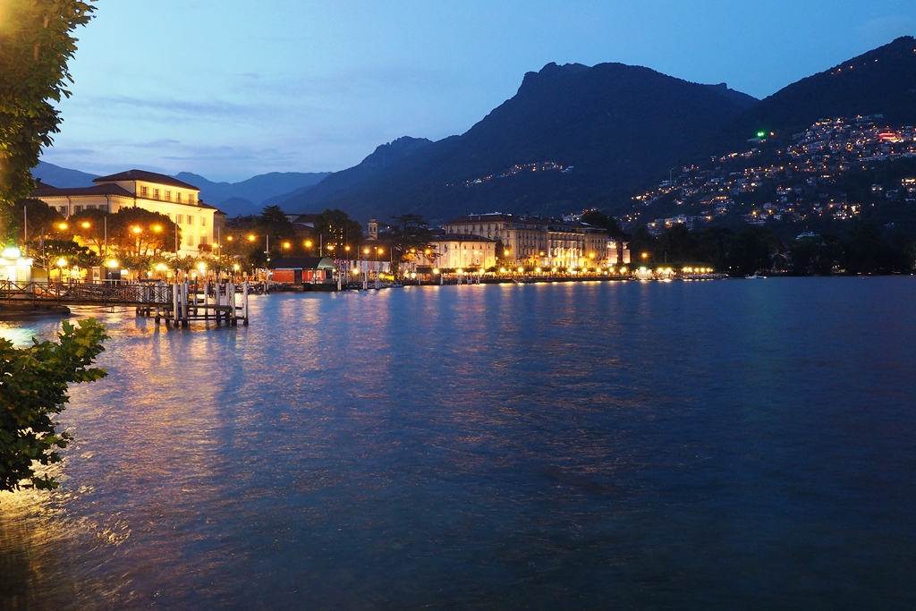Lugano nocą