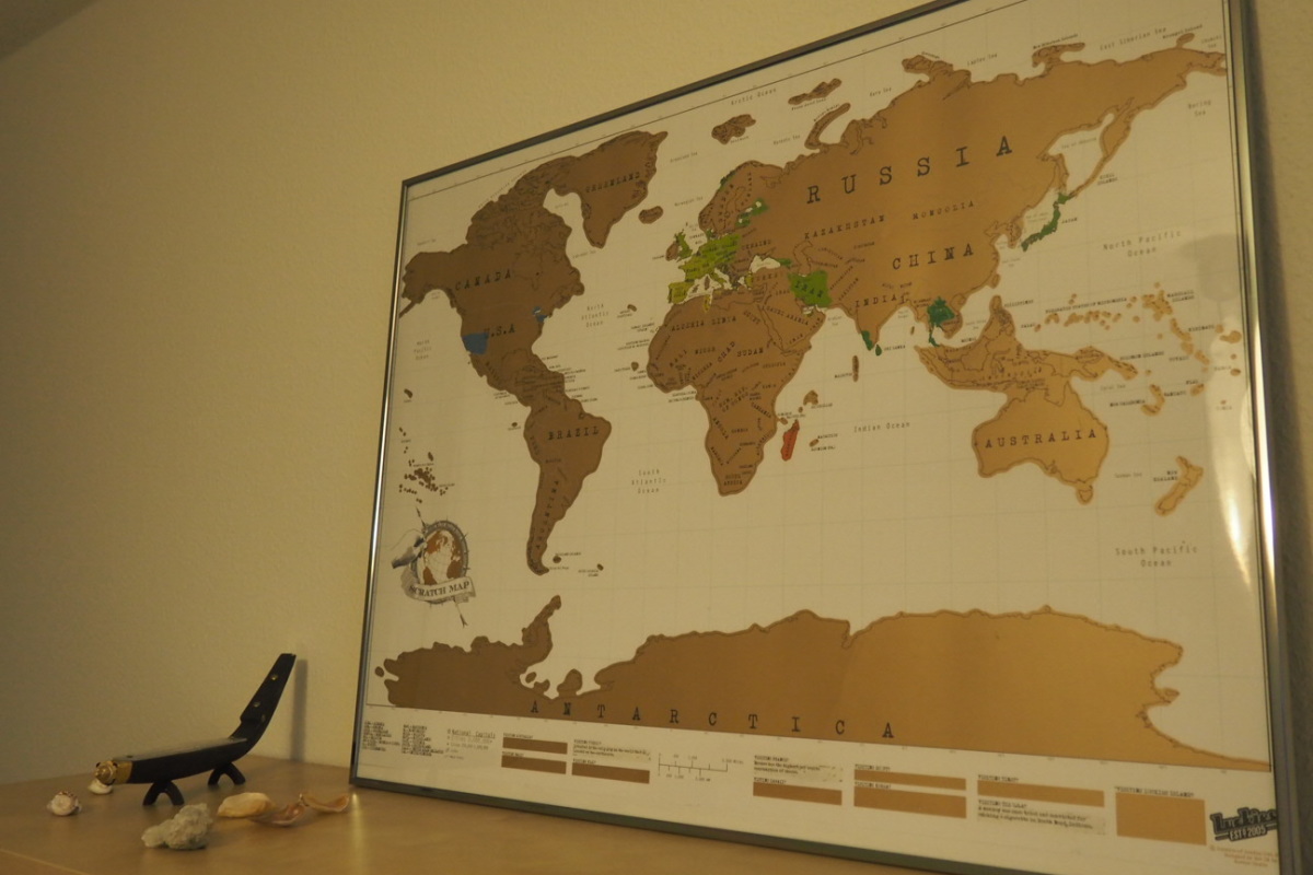Mapa zdrapka