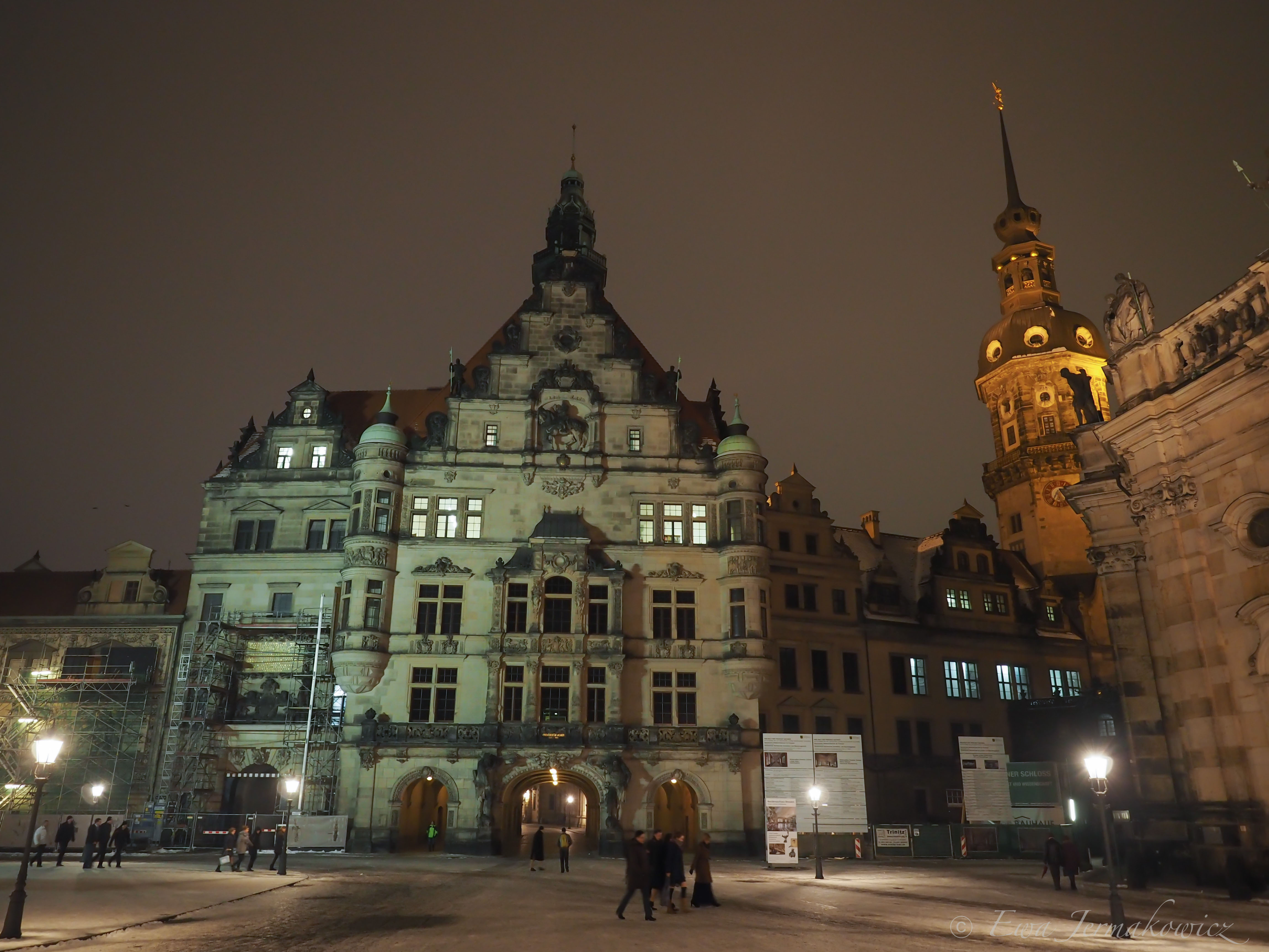 Pałac Królewski i katedra w Dreźnie
